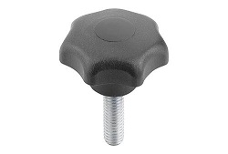 Kreuzgriffe, Sterngriffe, Dreisterngriffe aus Aluminium, Duroplast, Grauguss
