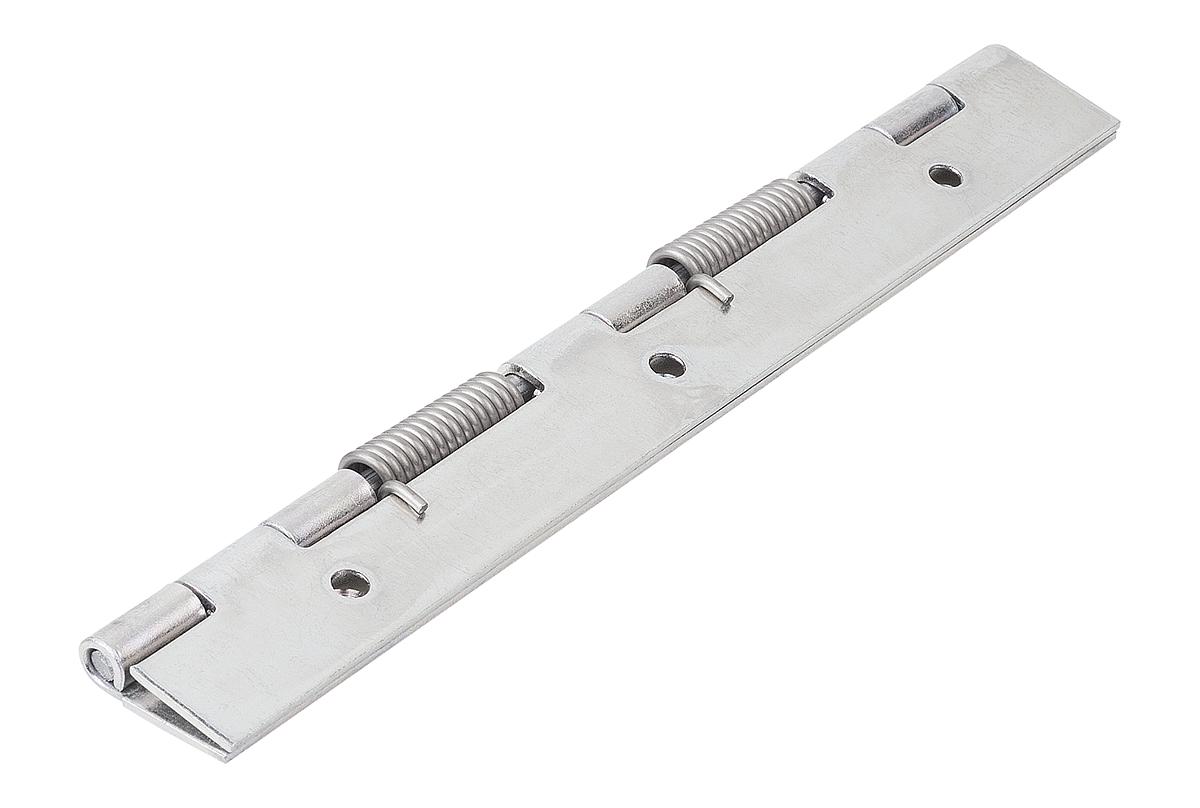Federscharniere aus Stahl oder Edelstahl 180 mm, Feder öffnend, Feder schließend