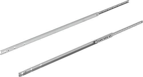 Teleskopschienen, Stahl Teilauszug für Nutmontage, Tragkraft bis 10 kg, ICS - K1566