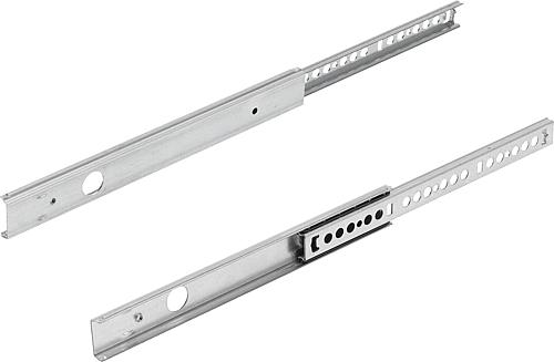 Teleskopschienen Stahl für Nutmontage, Teilauszug, Tragkraft bis 12 kg, ICS -1567