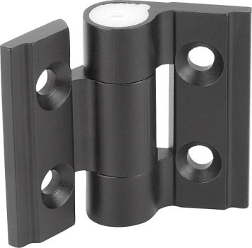 Scharniere  aus Aluminium, mit einstellbarer Friktion